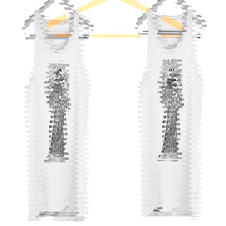 パドヴァの聖アンソニー 赤ちゃん イエス ヴィンテージ カトリック 守護聖人 タンクトップ