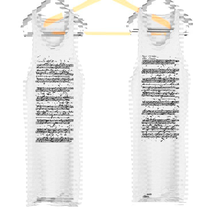 パルティータ ホ長調 ガヴォッテ ソロ ヴァイオリン ヨハン・セバスティアン・バッハ タンクトップ