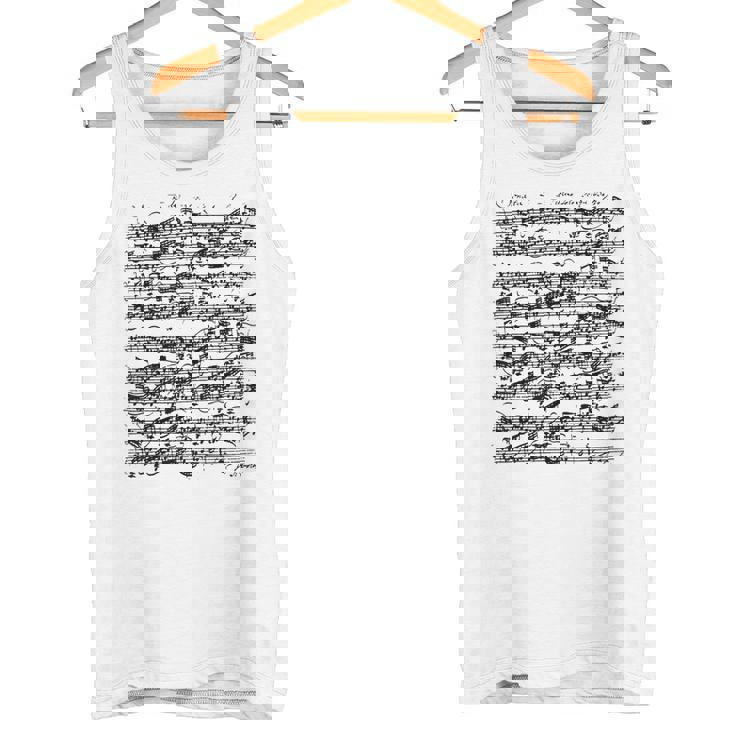 パルティータロ短調ソロヴァイオリンヨハン・セバスティアン・バッハ タンクトップ