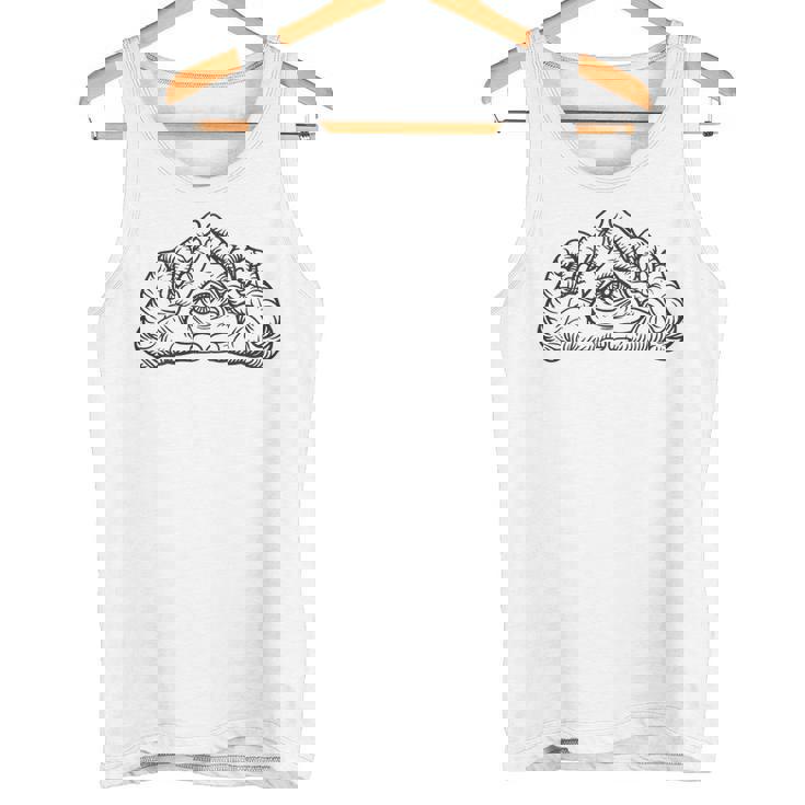 ヒップホップ Y2k Hip Hop ヴィンテージ レトロ エッジの効いたバックプリント ストリートウェア イルミナティ タンクトップ