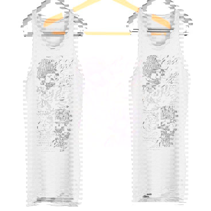 ヒップホップ アーバン ヴィンテージ エッジの効いた Y2k バックプリント ストリートウェア スカル 長袖tシャツ タンクトップ