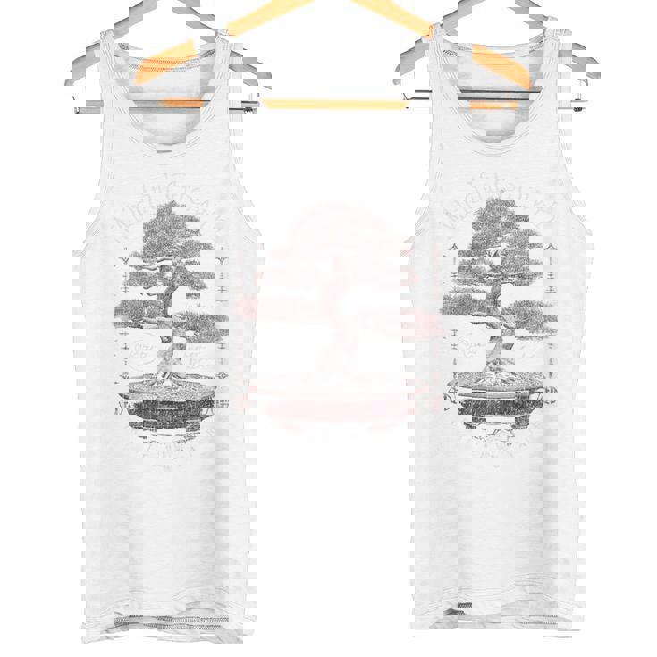 ヒップホップ アーバン ヴィンテージ エッジの効いた Y2k バックプリント ストリートウェア 盆栽 タンクトップ