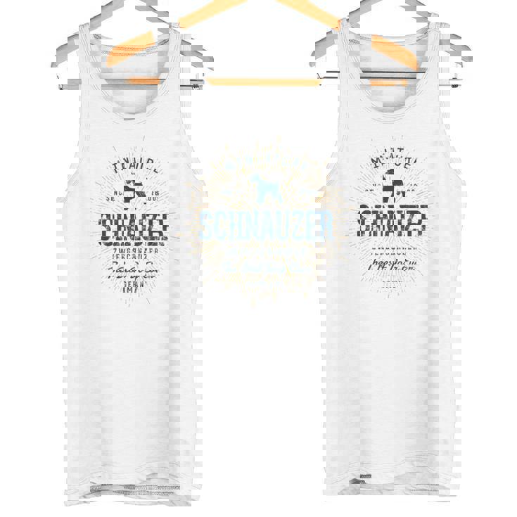 ビンテージ ミニチュア・シュナウザー レトロ タンクトップ