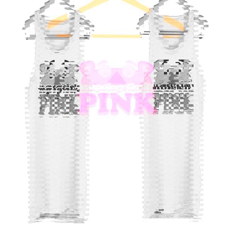 ピンクパンサー Unapologeically ピンク タンクトップ