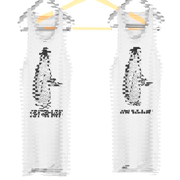 ファイト・オア・フライト・ファニー・ペンギン・パンク タンクトップ