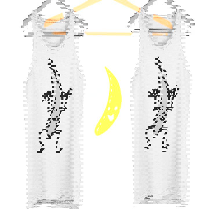 メンズ ファニースティックフィギュア フィットネス バナナダンベル トレーニング タンクトップ