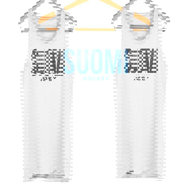 フィンランド スオミ ホッケー アンティーク調 ヴィンテージ レトロ タンクトップ