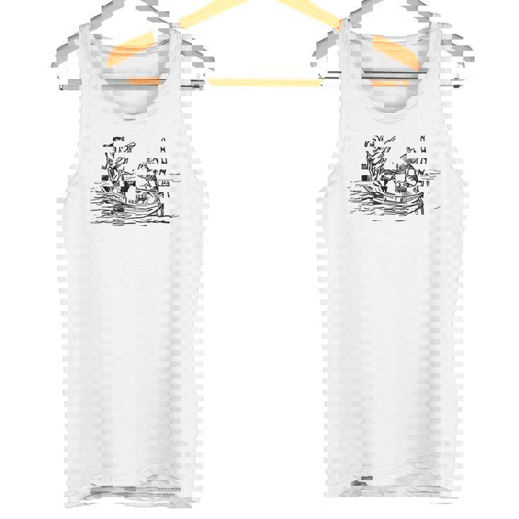 フクロウとプッシーキャット エドワード・リア タンクトップ