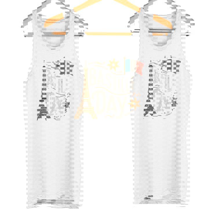 フランスの国旗 ヴィンテージ バスティーユの日 2019 パリ 1789 フランス 長袖tシャツ タンクトップ