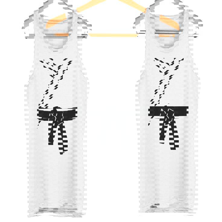 ブラックベルトコスチューム 空手着 柔道 テコンドー カンフー 武道 タンクトップ