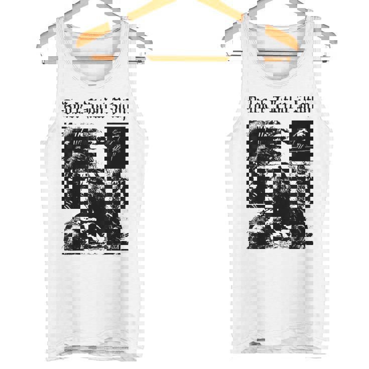 ブラックメタル ナマケモノ 笑える 邪悪 フェス バンド コンサート Metalloth Music タンクトップ