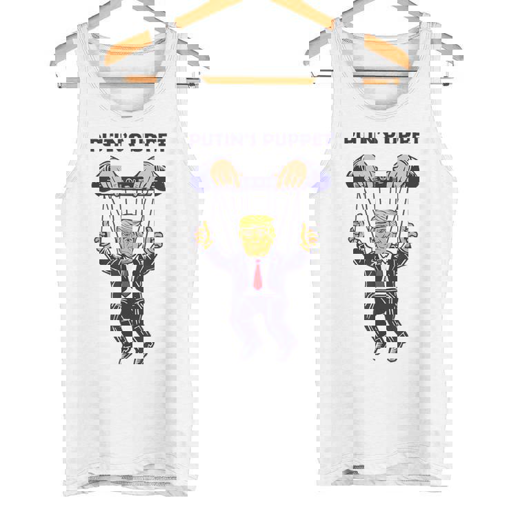 プーチンの操り人形トランプはロシアの資産政治パロディです タンクトップ