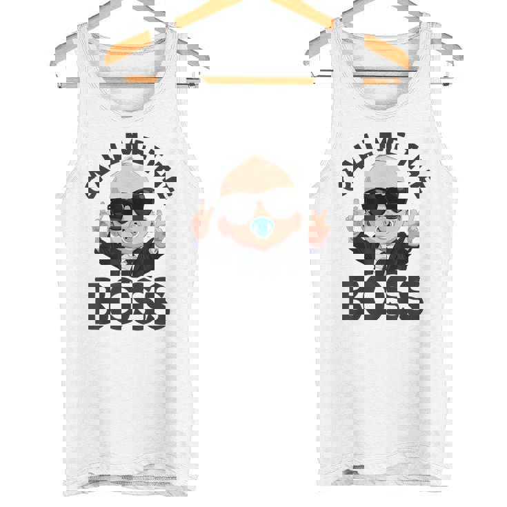 ベイビー・ボス「コール・ミー・ボス」ライク・ア・ボス・キッズ タンクトップ