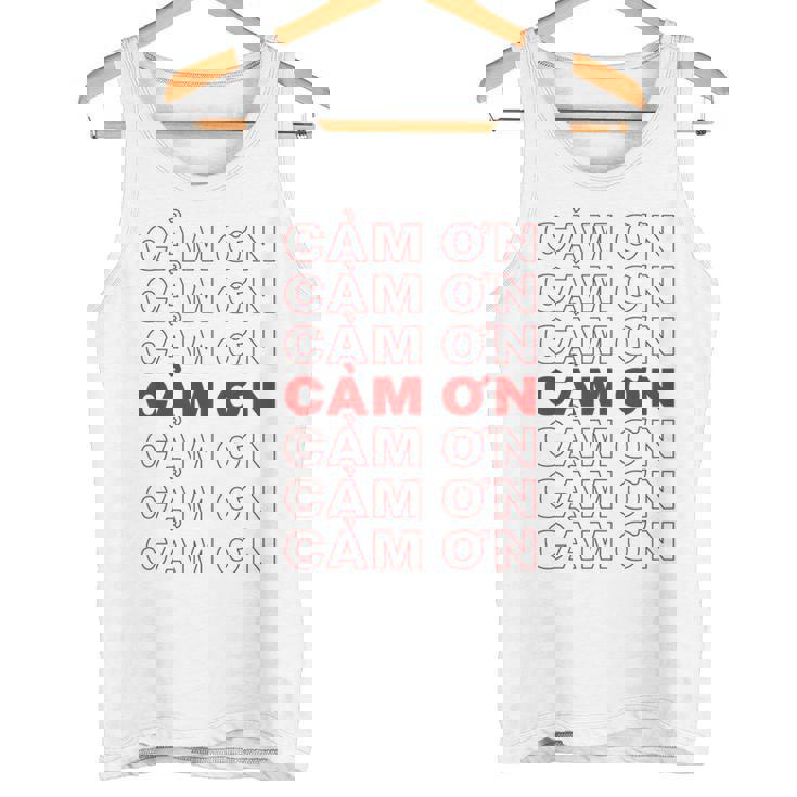 ベトナム語ありがとうベトナム タンクトップ