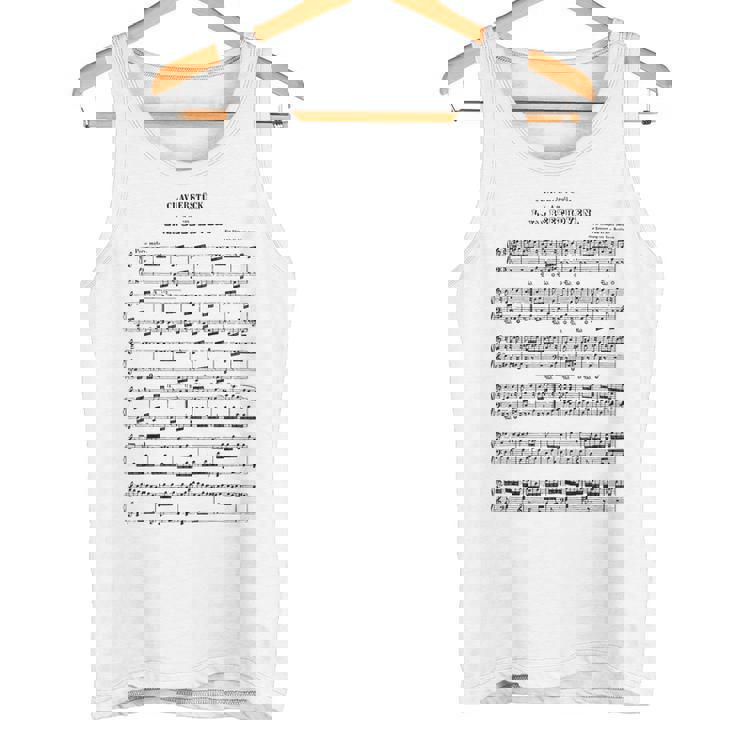 ベートーヴェン 楽譜 ピアノ ピアニスト タンクトップ