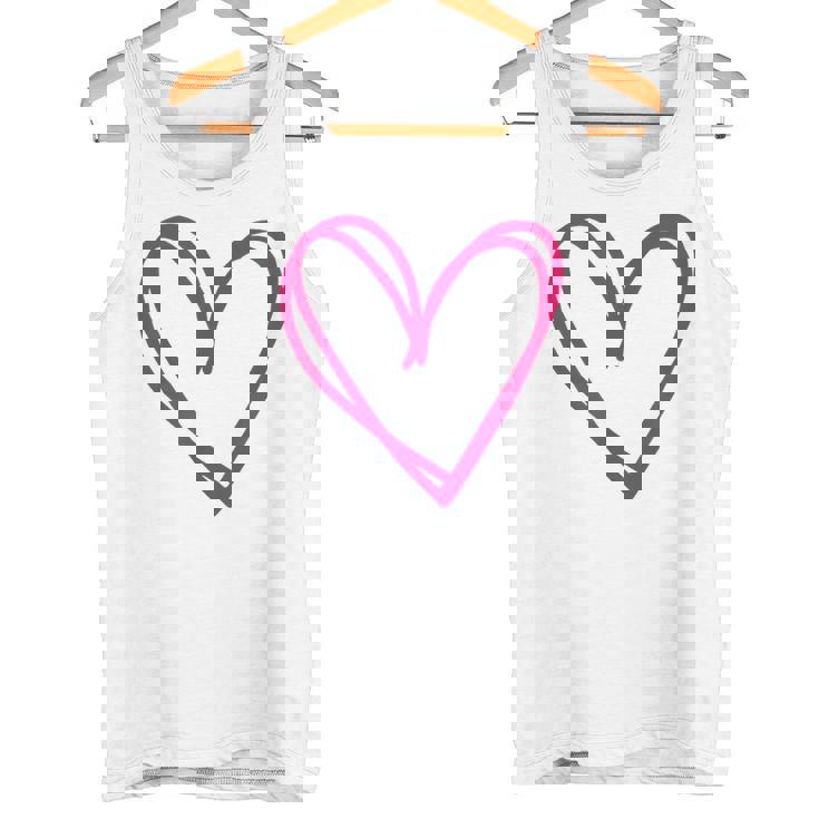 ホットピンクハート タンクトップ