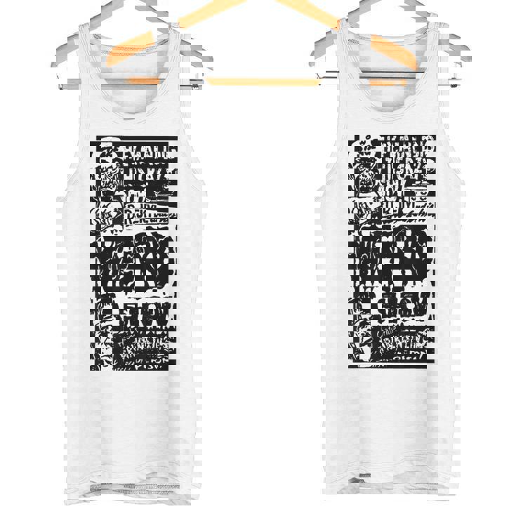 ホラー映画 モンスター ヴィンテージ ハロウィン フランケンシュタイン タンクトップ