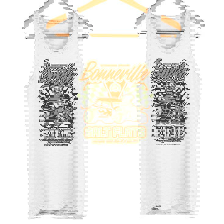 ボンネビル ソルト フラッツ ヴィンテージ レトロ ホットロッド レースカー タンクトップ