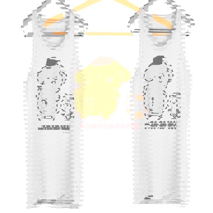 ポムポムプリン ふりむき ライトカラー タンクトップ