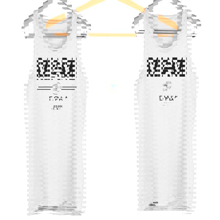 マイアミ フロリダ マイアミ旅行 ヴィンテージ マイアミ フロリダ ギフト タンクトップ