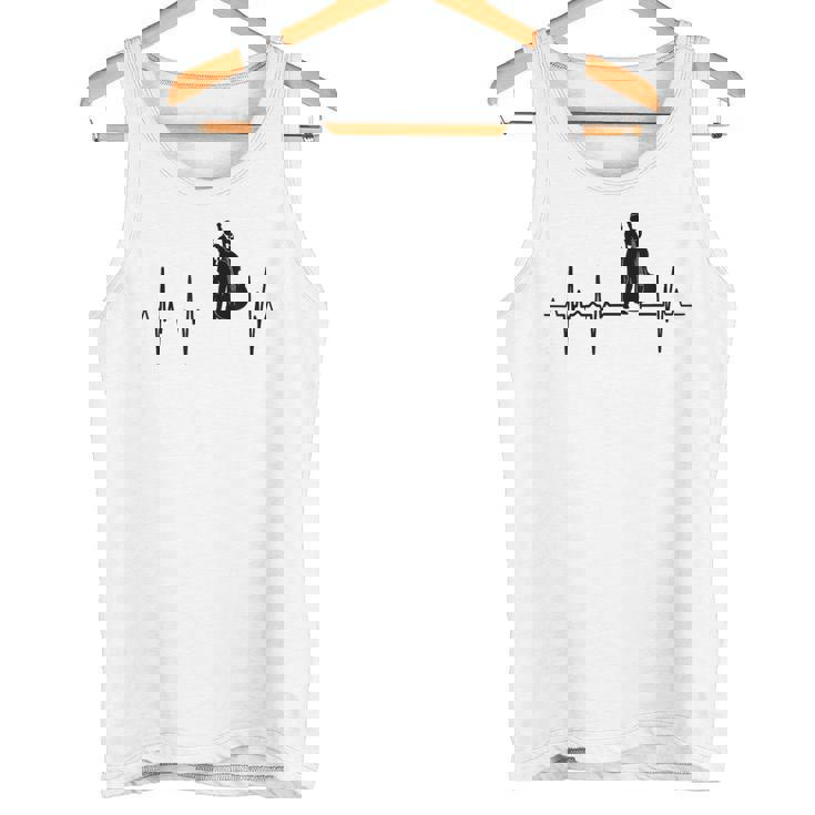 マイ・ハート・ビーツ・フォー・コントラバス・ハートビート タンクトップ