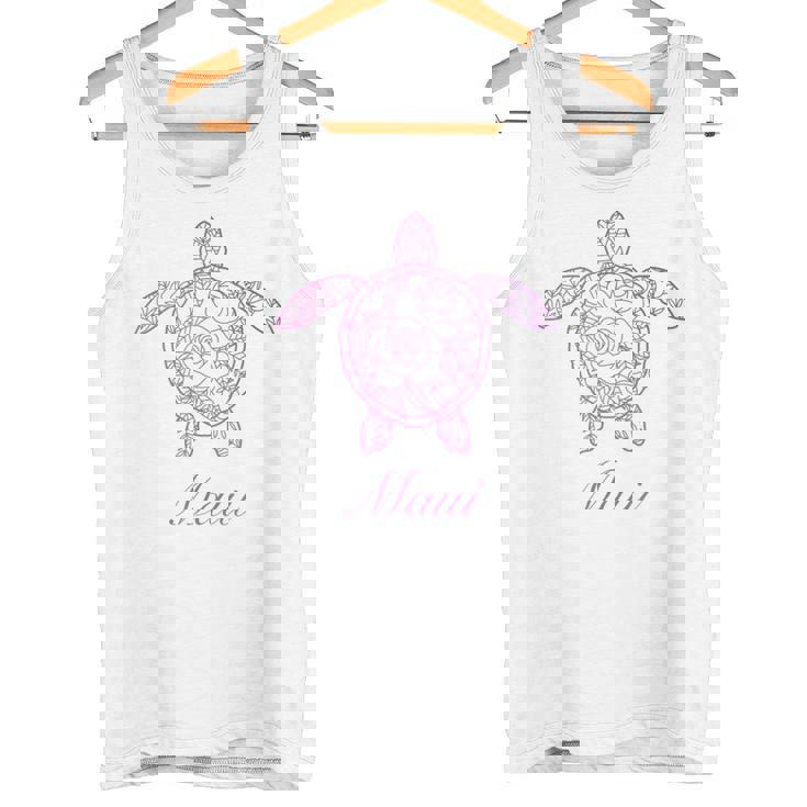 マウイ ウミガメ ハワイ Hi ハワイアン トライバル タートル ホヌ キュート タンクトップ