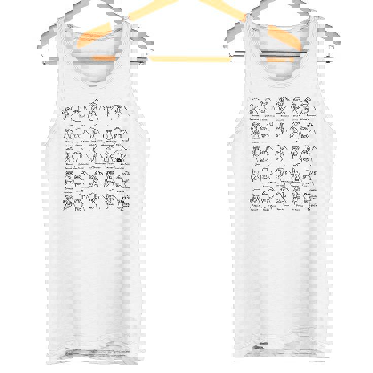 マカク24種 （黒字） タンクトップ