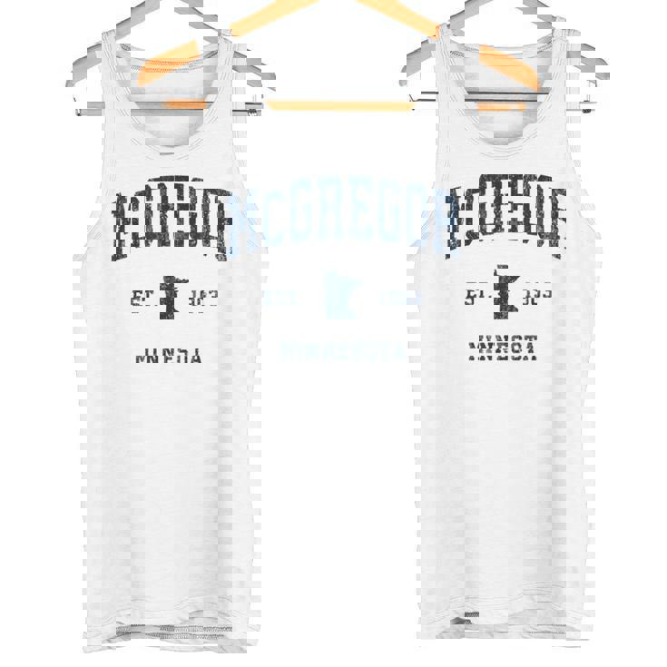 マクレガー ミネソタ Mn ヴィンテージ アスレチック ネイビー スポーツデザイン タンクトップ