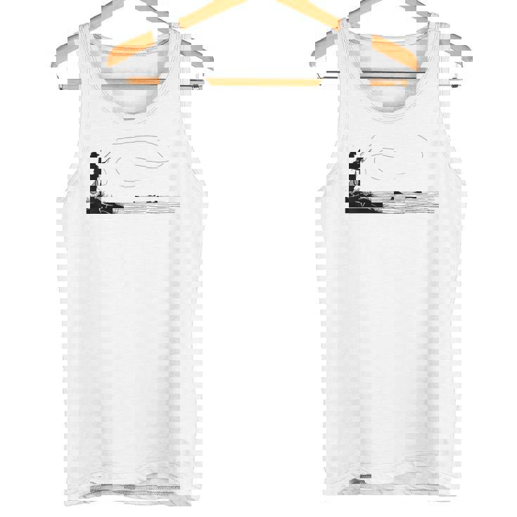 マス フライフィッシング サーモン タンクトップ