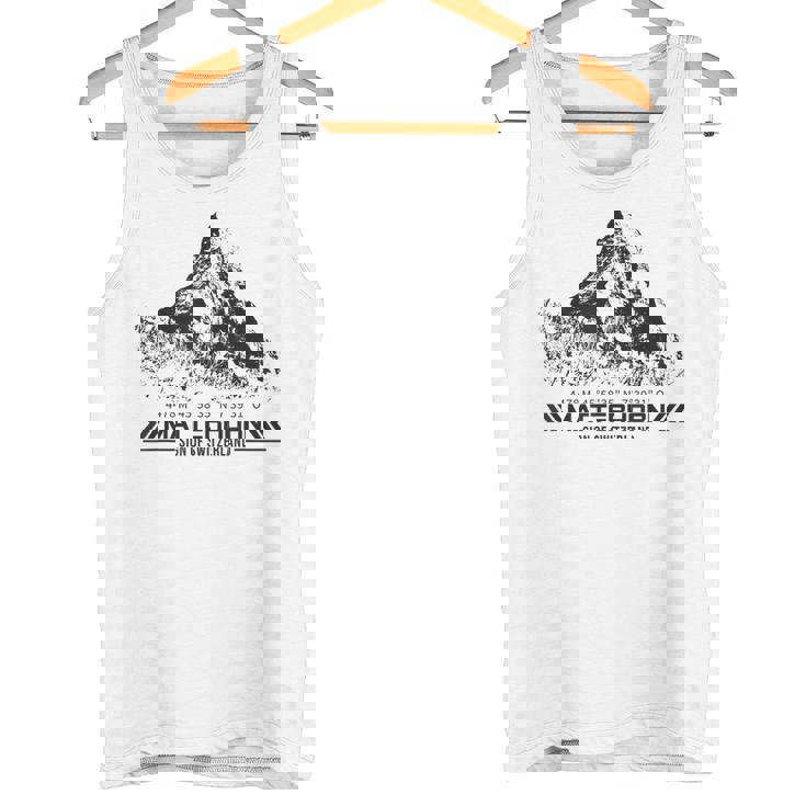 マッターホルン スイス アルプス ツェルマット ハイキング 山 アドベンチャー タンクトップ