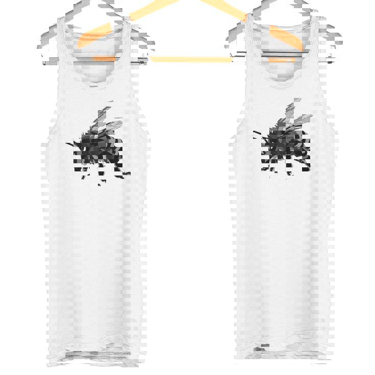 ミツバチ ステンシル セイブ 蜂 ハニー昆虫 タンクトップ