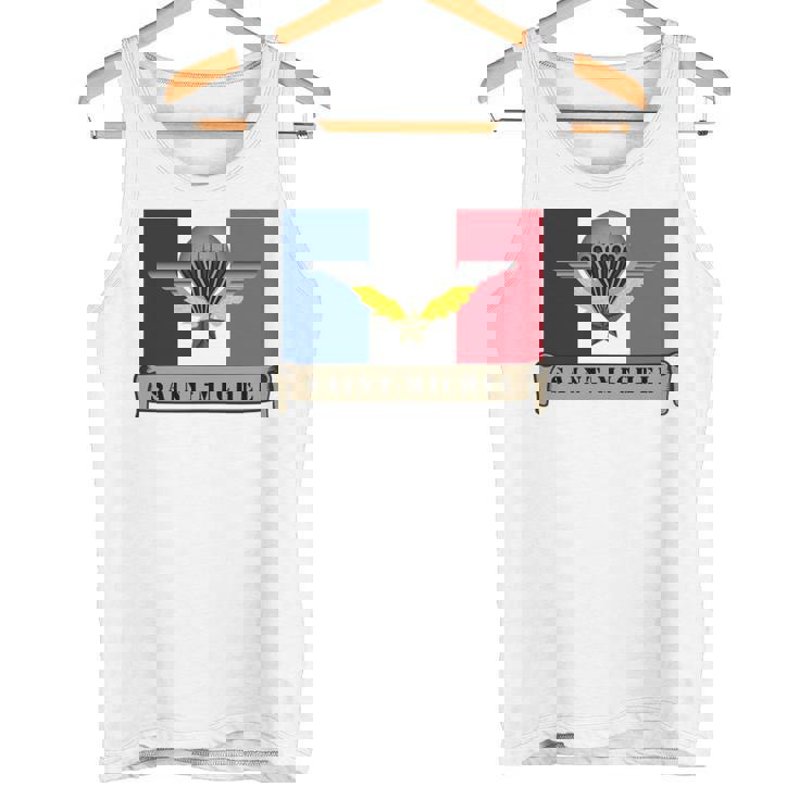 ミリタリー サンミッシェル 守護空挺部隊 フランス軍 長袖tシャツ タンクトップ