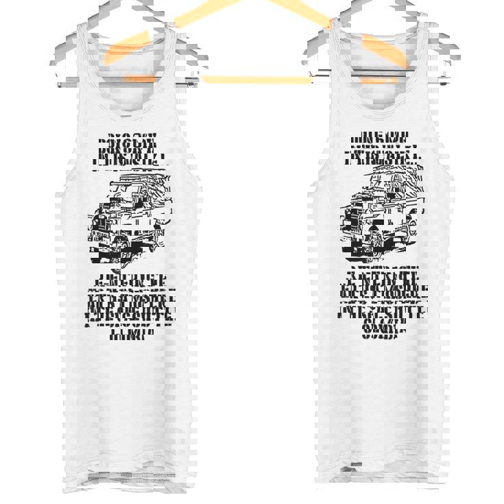 ミリタリーユーモア ランドローバーのファン タンクトップ