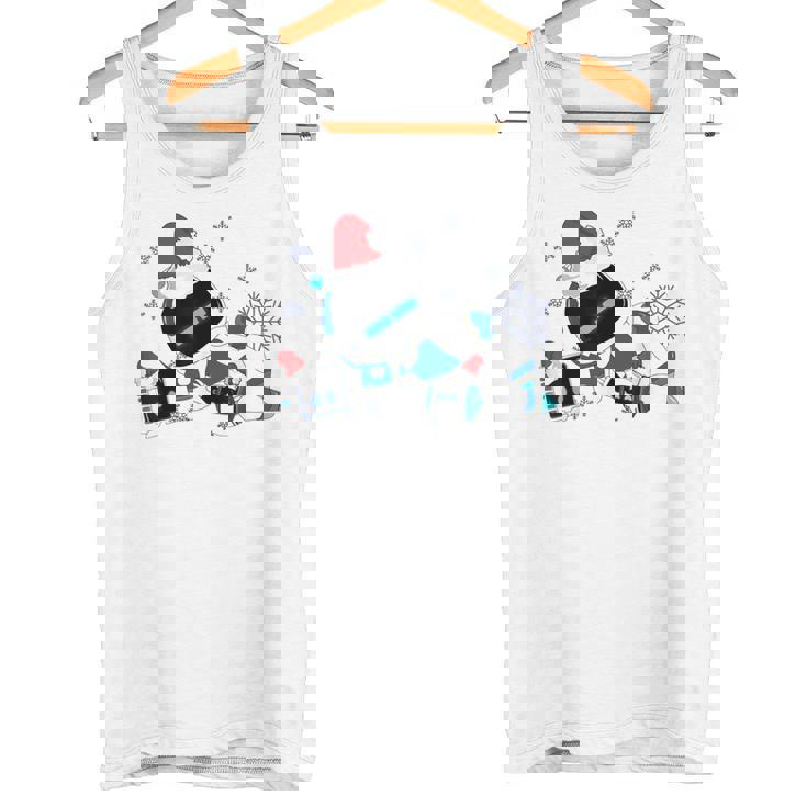 メリークリスマス アストロボット ファニースウェットシャツ タンクトップ