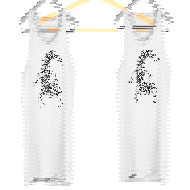 ヤモリ モチーフ 爬虫類 トカゲ テラリウム タンクトップ