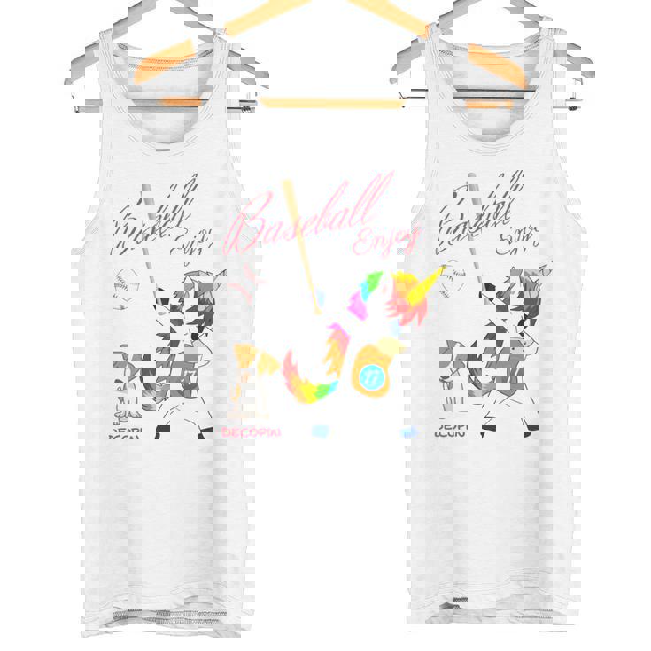 ユニコーン 野球 デコピン 長袖tシャツ タンクトップ