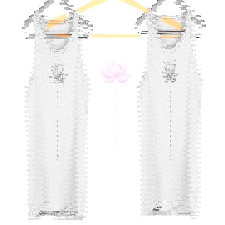 ヨガ エレガント 蓮の花 和書風 デザイン タンクトップ