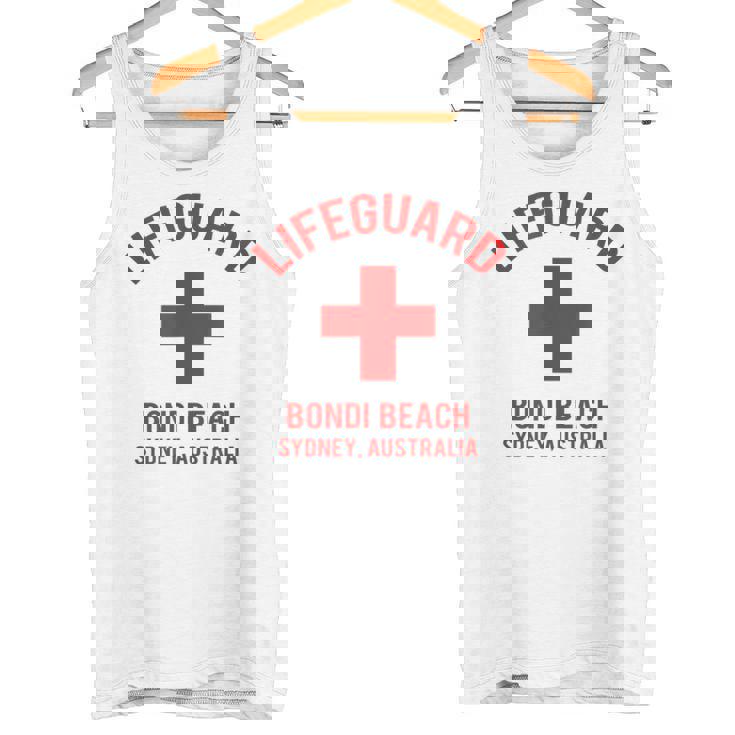 ライフガード ボンダイビーチ、シドニー、オーストラリア タンクトップ