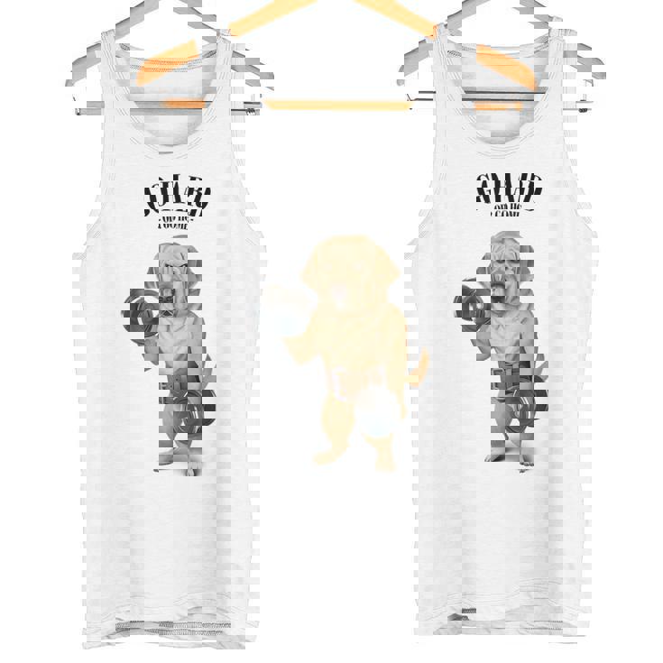 ラブラドールレトリバー 犬用筋肉トレーニング ダンベル付き タンクトップ