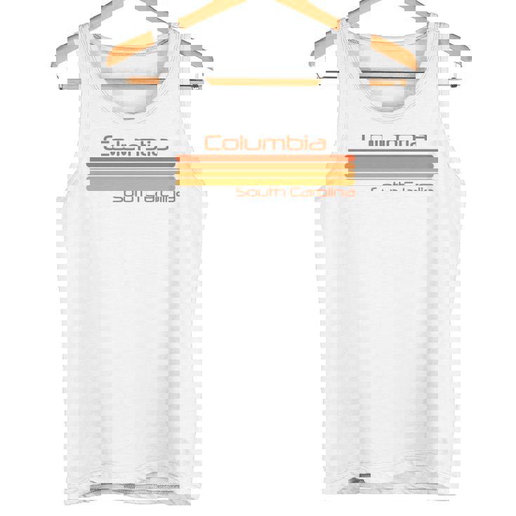 レトロ コロンビア サウスカロライナ 長袖tシャツ タンクトップ