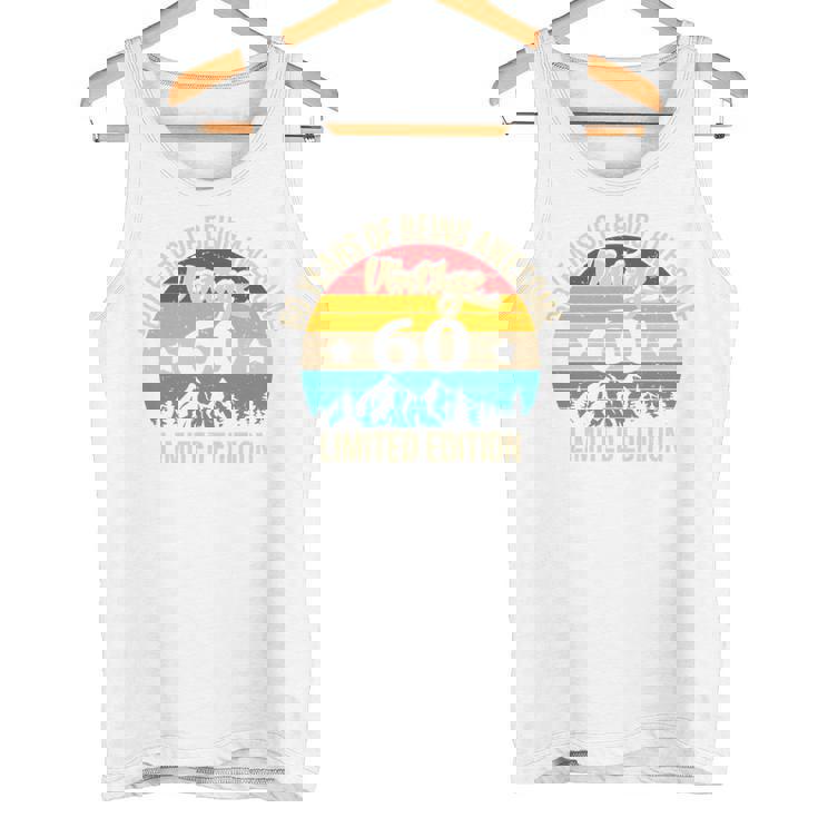 レトロ ヴィンテージ 60歳 誕生日プレゼント 60年間の素晴らしさ 長袖tシャツ タンクトップ