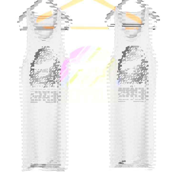 レトロ ヴィンテージ ツェッペリン 飛行船 航空 飛行船 メンズ レディース キッズ 長袖tシャツ タンクトップ