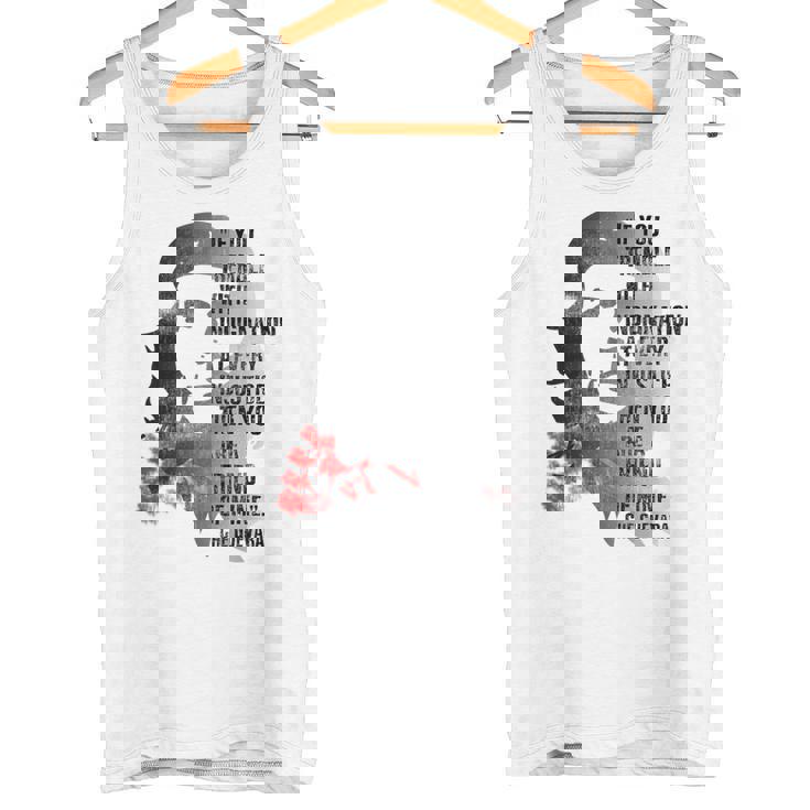 レトロなチェ・ゲバラのアドマイヤーズ革命の名言。ミーム タンクトップ