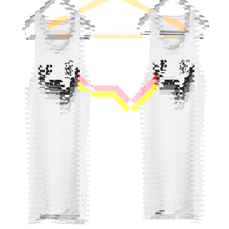 レトロなドイツシャツサッカージャージードイツ タンクトップ