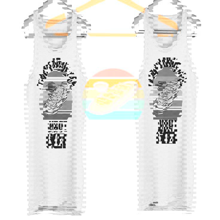 レトロ可愛い餃子 ギョーザなしでは人生は想像できない。 タンクトップ