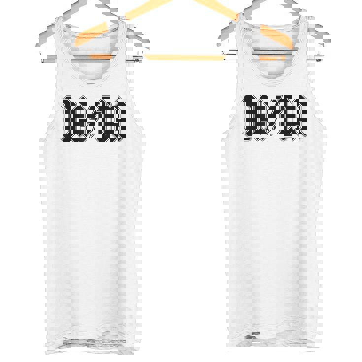 ロックンロール ダダ 父の日 新しいお父さんのために 彼のために ダダ タンクトップ