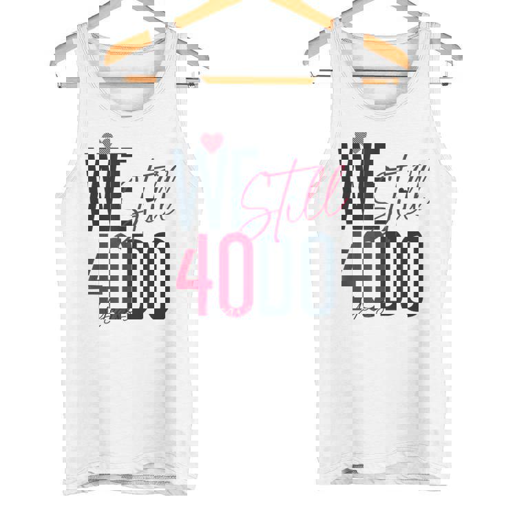 ロマンティックな結婚40周年 Wetill Do 40年 タンクトップ