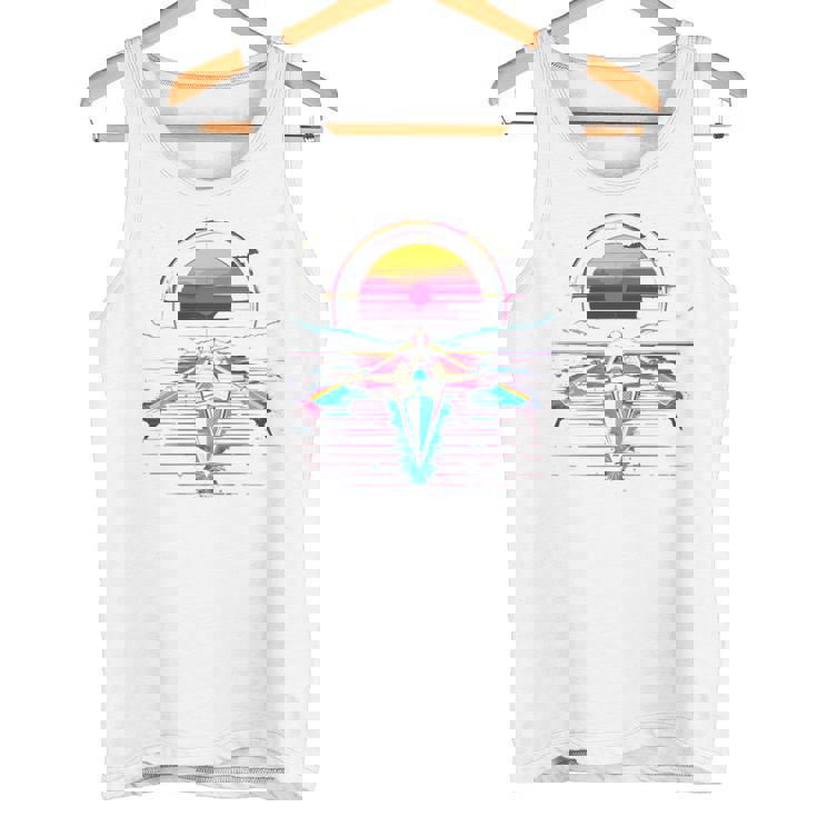 ローイング レトロウェーブ スカーリング 長袖tシャツ タンクトップ