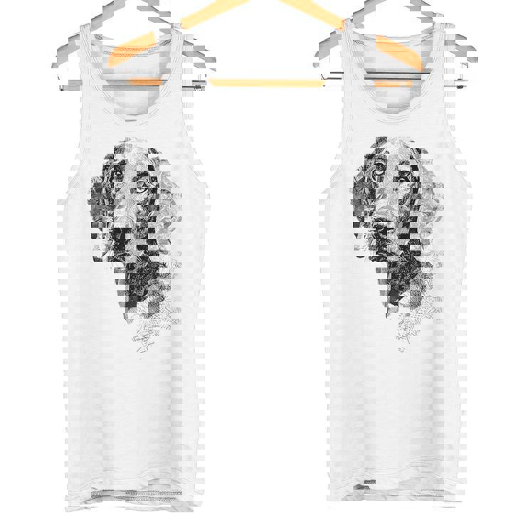 ワイマラナー 犬 グラフィック ペット アート ワイマラナー タンクトップ