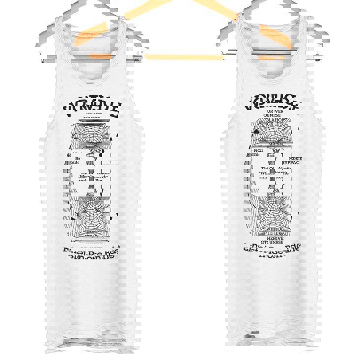 ワームホール アインシュタイン-ローゼンブリッジ ブラックホール ハイパースペース物理学 タンクトップ